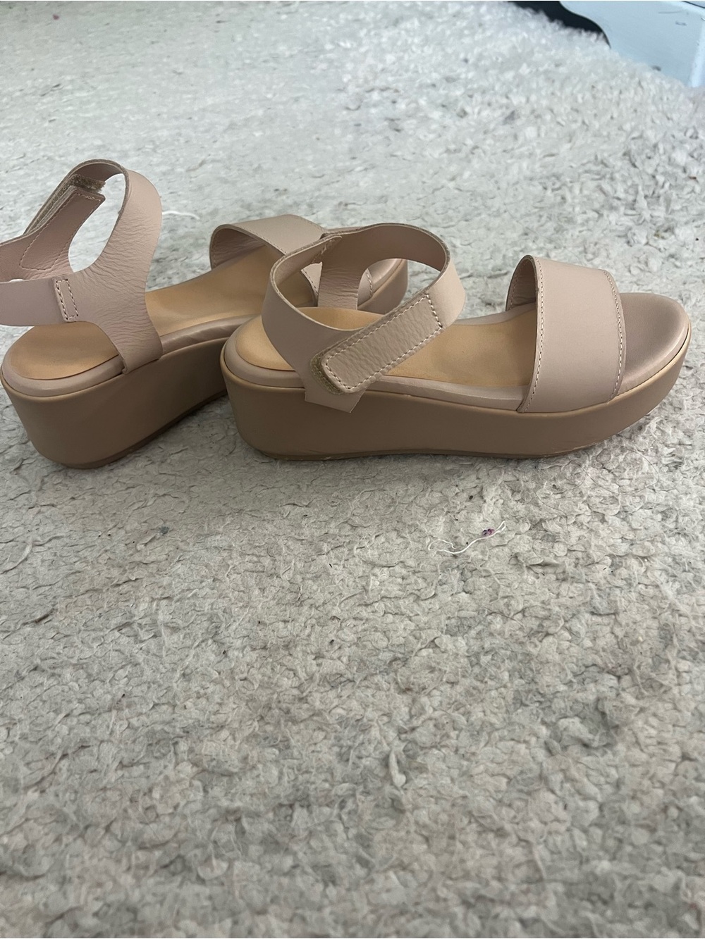 Steve Madden nude Platform Sandal size 5